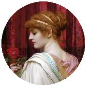 John William Godward Chloris  A Summer Rose Spain oil painting artist